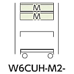 ヤマテック スペシャルワゴン W600×D400 H1200移動式 深型1段