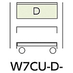 ヤマテック スペシャルワゴン W750×D500 移動式 超深型1段