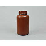 PE広口瓶 茶 3L 10本入