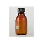 ねじ口びん（メジュームびん）　茶褐色　500mL　017210-5002シリーズ