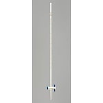 IWAKI 活栓付ビューレット 白 25ml PTFEコック付