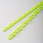 プラスチックチェーン　蛍光緑