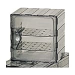 シニカゲル 連結デシケーター 本体/扉：透明 標準タイプ