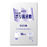 Nポリ風呂敷 900角 透明 水玉