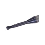 2枚刃 ねじれ角30°リブ加工用 高硬度材対応 TEC-A2-C-M