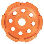 TRUSCO ダイヤモンドカップホイール Φ100X20 シングルタイプ