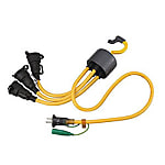 AC125V／15A／1.2m 延長コード（3口）