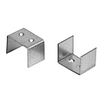ゴムバンド用コノ字金具