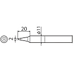 替こて先 CXR-60/CXR-80用  CXR-80RT-2C