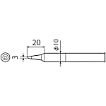 替こて先 CXR-60/CXR-80用  CXR-80RT-3C