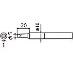 替こて先 CXR-60/CXR-80用  CXR-80RT-5D