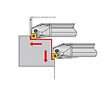 レバーロック式内径用バイト A-PCLNR/L-Eco
