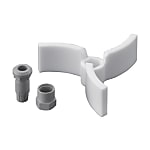 ふっ素樹脂(PTFE)3枚羽根スクリュー型撹拌羽根(羽根のみ)