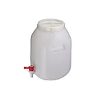 扁平缶 正角 広口 ケミカルコック付 20L