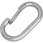 水本 ステンレス O型フック(ロープ用)線径2.5mm長さ18mm(1個=1袋)