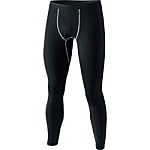 BTパワーストレッチ 前開きロングタイツ ブラック
