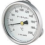 バイメタル式表面温度計　サーモペッター