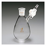 シュレンク管[ナス型二方コック]30mL 15/25‹透