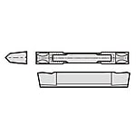 タンガロイ・CGWSR/L-CGD用・溝入れ用チップ・突っ切り用チップ