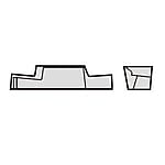 タンガロイ・GIR/L形用・溝入れ用チップ・突っ切り用チップ