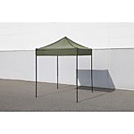 2.0x2.0m 四脚テント（OD色／張ロープ冠付）
