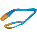 ＴＥＳＡＣ　ベルトスリング“ブルースリング”（ＪＩＳ４等級・両端アイ形）　ベルト幅３５ｍｍ