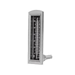 平L型保護枠入温度計（標準L型） 0～100℃ SUS304保護管付 L=50mm×Φ15