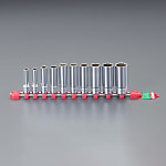 3/8"DR/7～22mm［10個組］ディープソケットセット（12角）EA618PN-2