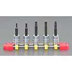 1/4"DR/+No,2x六角3～6mmビットソケットセット（5個組）EA618NR-20