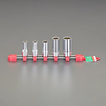 3/8"DR/8～17mm［5個組］セミディープソケットセット（12角）EA618PP-1