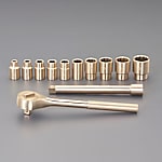1/2"sqソケットレンチセット（ノンスパーキング）EA643FC-100