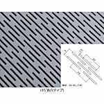 フッ素樹脂（PTFE）特殊パンチングシート 45度長穴タイプ