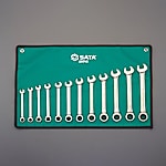 ［ラチェット］片目片口スパナセット EA684RB-3