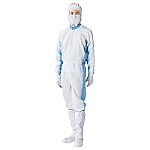クリーンルーム用ツナギ服（男性用） 4面体構造 5L