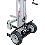 可搬型手動リフトDEKITER120（手巻式） 後輪ブレーキ組