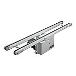 Timing Belt Conveyors / Center Drive / Dual Track / 2-Groove Frame / CVGTNE
