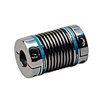 Bellow couplings / hub clamping, feather key DIN 6885 / bellows: stainless steel / body: aluminium / KB2 / KBK