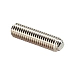 Ball-Ended Thrust Screws, headless, flat-faced ball and hexalobular socket / flat-faced ball, plain surface