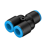 Push-in Y-connector, QSY Series