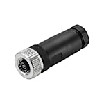 M12 Female (Socket) Straight Connector