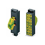 Ground conductor common potential matrix patchboard 726