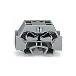 Space-saving, 4-conductor end terminal block 262