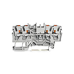 4-conductor through terminal block, with push-button 2202