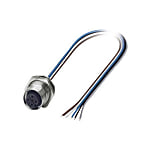 Sensor / actuator built-in connector M12 Socket