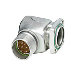 M23 connector. angled. can be rotated