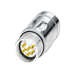 M23 in-line connector
