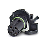 Bus system flat-type plug SACC-CI, socket M12, D-coded
