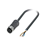 Sensor / actuator cable, M12 Socket straight