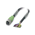 Sensor / actuator cable SAC-17P- 1,5-PUR