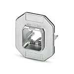 RJ45 panel mounting frame, for push-pull interlocking